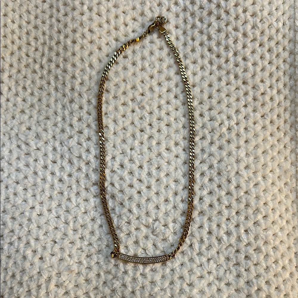 Michael Kors Pave Gold Chain Necklace